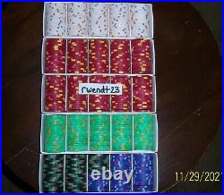 500 Jack Cincinnati Real Paulson Clay Poker Chips REAL CASINO CHIPS ALL CLEANED