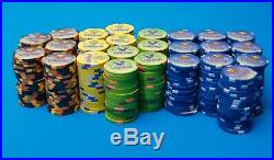 500 Paulson THC Clay Poker Chips Vineyard Casino authentic chips Ultra Rare