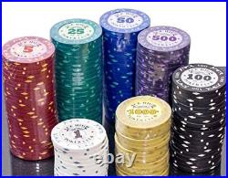 500 Piece Pro Poker Clay Poker Set Heavy weight clay chips 500pcs Model Ak
