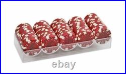 500 count RPN Yellow, Red, Black, Green, Orange Casino Gambling Clay Poker Chips
