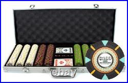 500 ct The Mint Series 13.5g Casino Poker Chips Cards Set in Aluminum Case