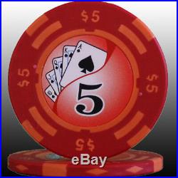 650 14g Las Vegas Casino Clay Poker Chips Set Y9 New Custom Build