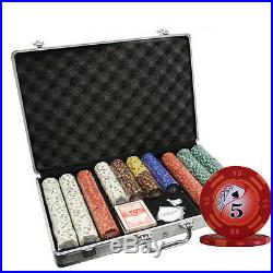 650pc 14g Yin Yang Casino Clay Poker Chips Set With Aluminum Case
