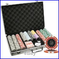 650pcs 14G ECLIPSE CASINO CLAY POKER CHIPS SET WITH ALUMINUM CASE