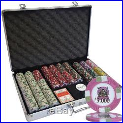 650pcs 14G KNIGHTS CASINO CLAY POKER CHIPS SET WITH CHOOSE DENOMINATIONS
