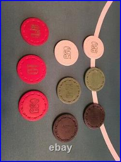 680 Vintage Clay Poker Chips TR King, Small Crown Mold