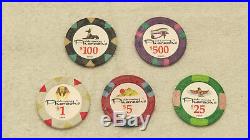 800ct Pharaoh's Club 10g High-End China Clay Poker Chip Set with Racks
