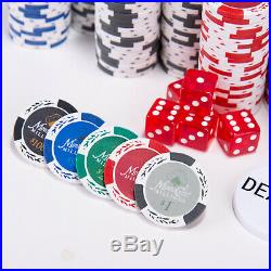 ALPS Monte Carlo Casino 500pcs Poker Set with Aluminum Case / 13.5g Clay Chips
