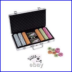 BUPOfromcn Personalized 300PCS Clay Poker Chips Set 14 Gram Casino Chips for