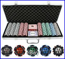 Brand New JP Commerce 500 Piece Pro Poker Clay Poker Set