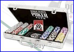 Briefcase Wsop 300 Tokens World Series Poker Clay Composite +2 Games Cards 00125