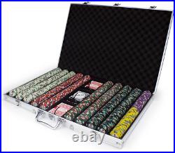 Brybelly Showdown Poker Chips Set 1000 Heavyweight (13.5-Gram) Clay Composite