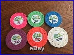 Casino quality CPC/ASM clay Cusom A-Crest 44mm poker chips. Made in USA