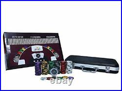 Casinokart Monte Carlo Millions 300 Clay Poker Chipset with 2 Decks of Playing