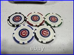 Chicago Cubs Casino Grade Clay Poker Chip Set