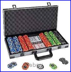 Clay Poker Chips, 400PCS 14 Gram Chip Set with Deluxe Travel Case, Numbered