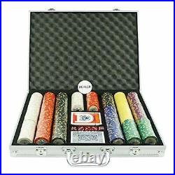 Clay Poker Chips Set Heavy Duty 14 Gram Chips Texas Holdem Cards Game