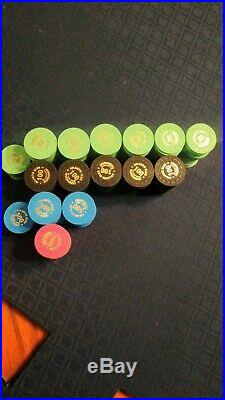 Clay poker chip set 300 with case