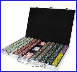 Claysmith Gaming 1 000 Ct Monaco Club Poker Set 13.5g Clay Composite Chips