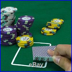 Claysmith Gaming 1,000 Ct Monaco Club Poker Set 13.5g Clay Composite Chips