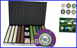 Claysmith Gaming 1,000 Ct The Mint Poker Set 13g Clay Composite Chips with Alu