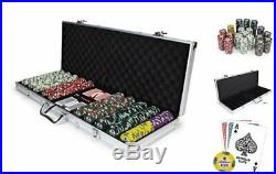 Claysmith Gaming 500 Count Showdown Poker Set 13.5 Gram Clay Composite Chips w
