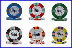 DA VINCI Unicorn All Clay Poker Chip Set 500 Casino Weighted 8.5 Gram Chips
