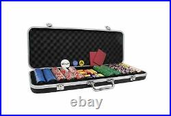 DA VINCI Unicorn All Clay Poker Chip Set with 500 Authentic Casino Weighted 8
