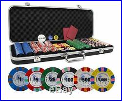 DA VINCI Unicorn All Clay Poker Chip Set with 500 Authentic Casino Weighted 8.5