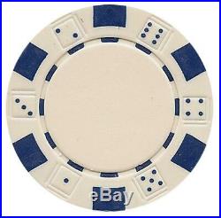 Da Vinci 50 Clay Composite Dice Striped 11.5-Gram Poker Chips