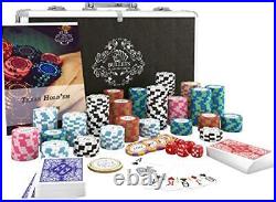 - Designer Poker Case Carmela Deluxe Poker Set with 300 Clay Poker Chips