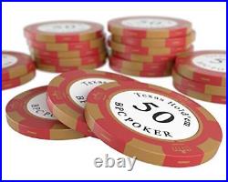 - Designer Poker Case Carmela Deluxe Poker Set with 300 Clay Poker Chips