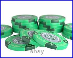 Designer Poker Case Tony Deluxe Poker Set with 300 Clay Poker Chips, Poker
