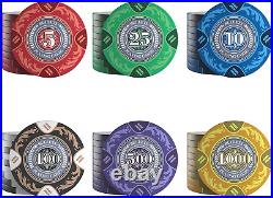 - Designer Poker Case Tony Deluxe Poker Set with 300 Clay Poker Chips, Poker R