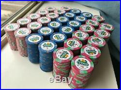 Dunes China Clay cash set poker chips