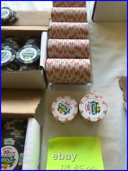 Dunes POKER CHIPS Commemorative 9 gram Clay Composite LOT of 979 chips