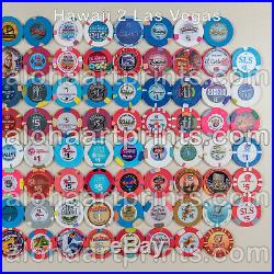 Every Casino Poker Chip $1 and $5 on the Las Vegas Strip & Downtown Clay Paulson