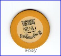 Excelsior Club Casino Poker Chip-crest & Seal