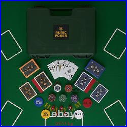 Exclusive Poker Set 300 Pcs, 14 Gram Clay Poker Chips for Texas Holdem, Black Ja