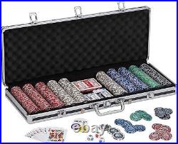 Fat Cat Bling 13.5 Gram Texas Hold'em Clay Poker Chip Set with Aluminum