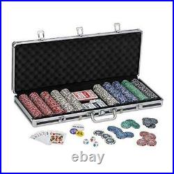 Fat Cat Bling 13.5 Gram Texas Hold'em Clay Poker Chip Set with Aluminum Case