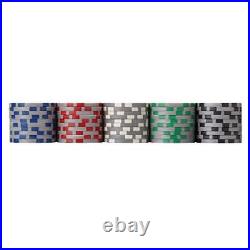 Fat Cat Bling 13.5 Gram Texas Hold'em Clay Poker Chip Set with Aluminum Case