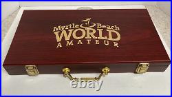 Htf-mb World Amateur 300 Clay Poker Chip Set-brand New Contents Still Sealed