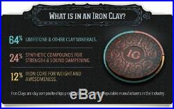 Iron Clays 200 ct Game Counters/Poker chips (Roxley Games, kickstarter)Brass