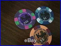 Kings Club 1000 casino quality real clay poker chips set your home game apart