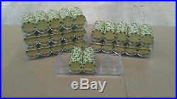 Lot of 540 Yellow Majestic Card Room Clay Poker Chips