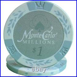 Mrc Poker 650pcs 14g Monte Carlo Millions Poker Chips Set With Alum Case