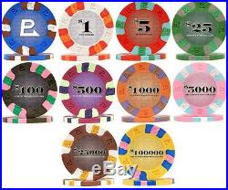 NEW 1000 Nexgen Classic Pro Clay Poker Chips Bulk Lot Pick Your Denominations
