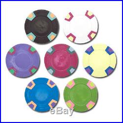 NEW 500 PC Blank Milano Pure Clay 10 Gram Poker Chips Bulk Lot Pick Your Colors