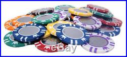 NEW 500 Piece Coin Inlay 15 Gram Clay Denomination Poker Chips Bulk Lot